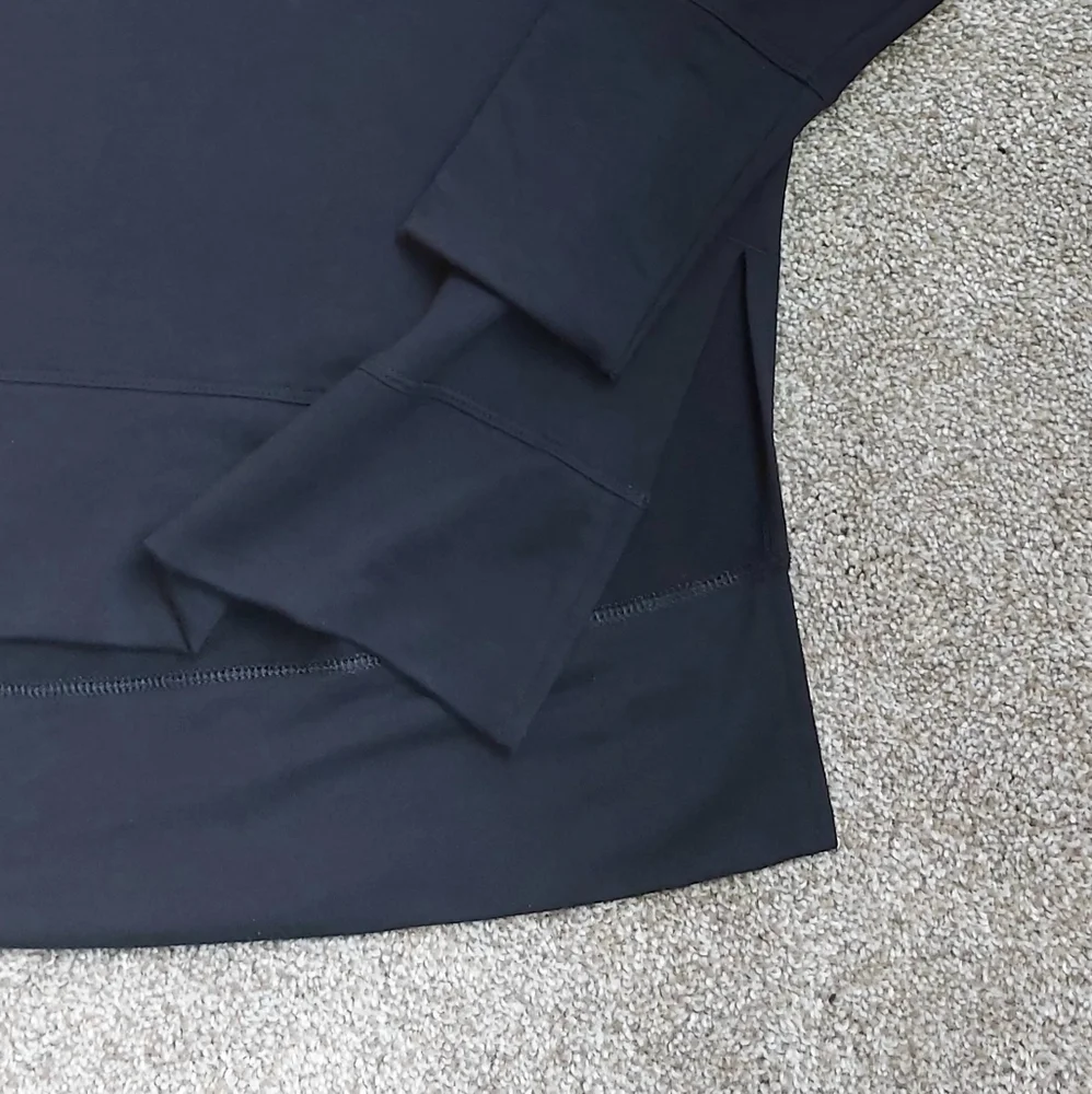 Joe Fresh Black Long Sleeve Top Relaxed Fit - Picture 3 of 5